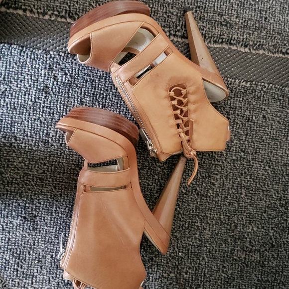 Velvet angeles platforms sandals  leather - Picture 8 of 13